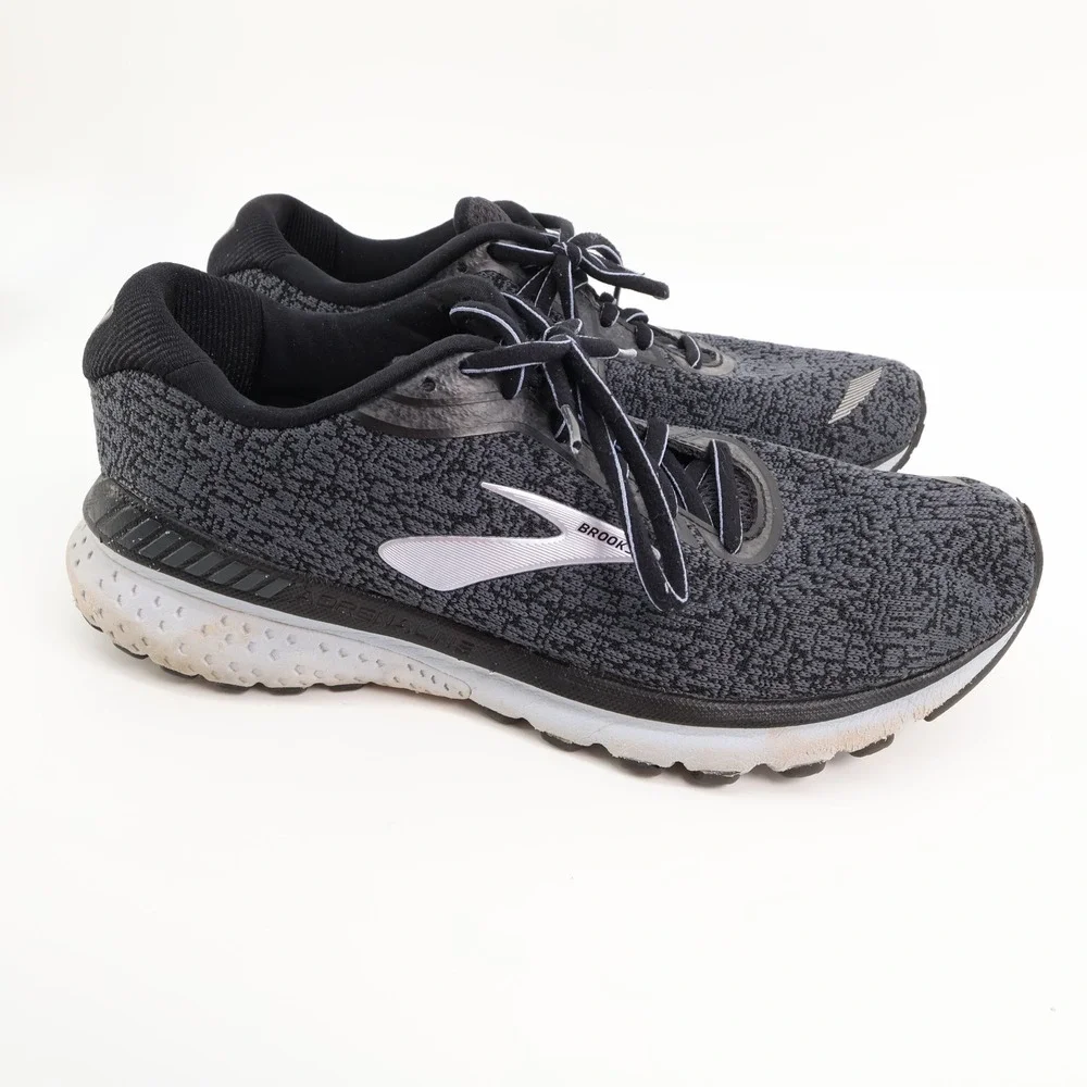 Brooks Adrenaline GTS 20 Gray Running Shoes Women's Size‎ 10 B Medium Width